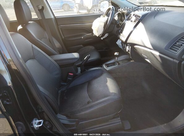 JA4AP4AW4JU019388 2018 MITSUBISHI OUTLANDER SPORT Black Սալոնի դիմացի տեսք