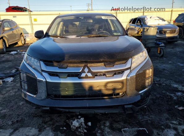 JA4APVAU9MU010145 2021 MITSUBISHI OUTLANDER Black Front view