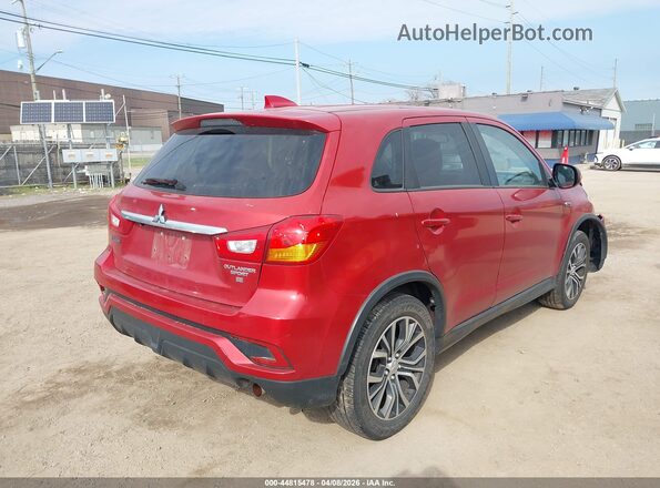 JA4AR3AW4JU002272 2018 MITSUBISHI OUTLANDER SPORT Red Tył prawy