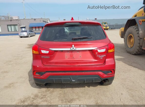 JA4AR3AW4JU002272 2018 MITSUBISHI OUTLANDER SPORT Red 