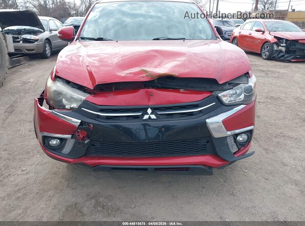 JA4AR3AW4JU002272 2018 MITSUBISHI OUTLANDER SPORT Red Widok z przodu