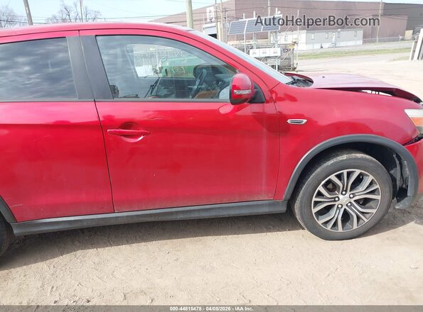 JA4AR3AW4JU002272 2018 MITSUBISHI OUTLANDER SPORT Red Widok wnętrza z tyłu
