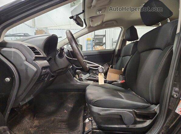 JF1GPAP66GH286092 2016 SUBARU IMPREZA Black წინა სალონის ხედი