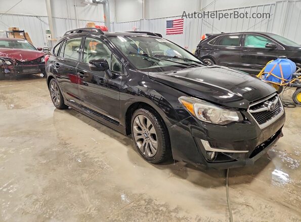JF1GPAP66GH286092 2016 SUBARU IMPREZA Black წინა მარჯვენა