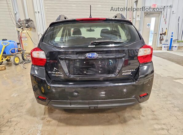 JF1GPAP66GH286092 2016 SUBARU IMPREZA Black უკანა ხედი