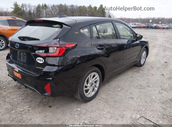 JF1GUABC3R8395389 2024 SUBARU IMPREZA Black უკანა მარჯვენა