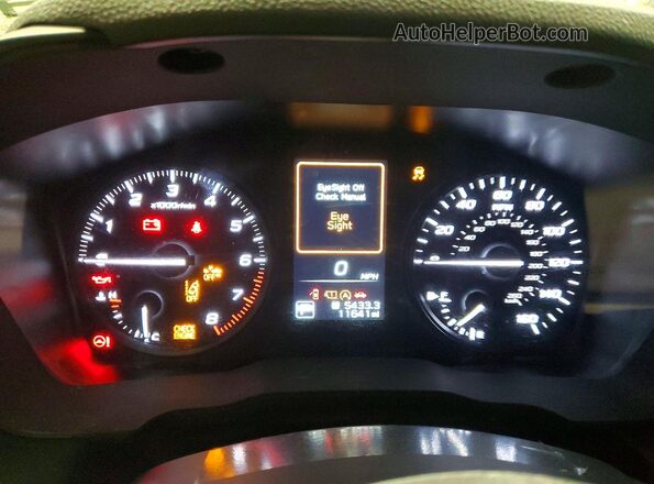 JF1GUABC3S8251024 2025 SUBARU IMPREZA Black Vista del cuadro de instrumentos