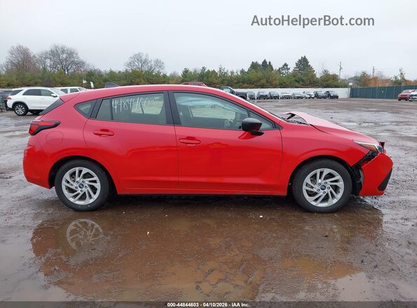 JF1GUABC4S8323039 2025 SUBARU IMPREZA Red სალონის 360-გრადუსიანი ხედი
