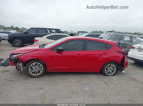 JF1GUABC6R8903161 2024 SUBARU IMPREZA Красный Вид задней части салона