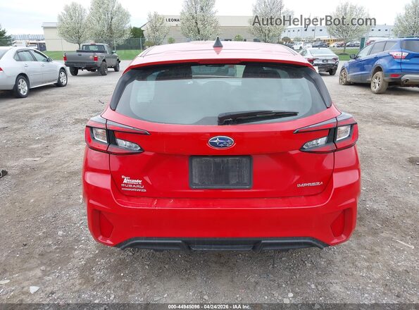 JF1GUABC8S8213403 2025 SUBARU IMPREZA Red 