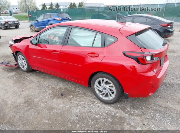 JF1GUABC8S8213403 2025 SUBARU IMPREZA Red Հետևի ձախ