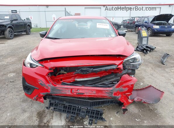 JF1GUABC8S8213403 2025 SUBARU IMPREZA Red Սարքավորումների վահանակի տեսք