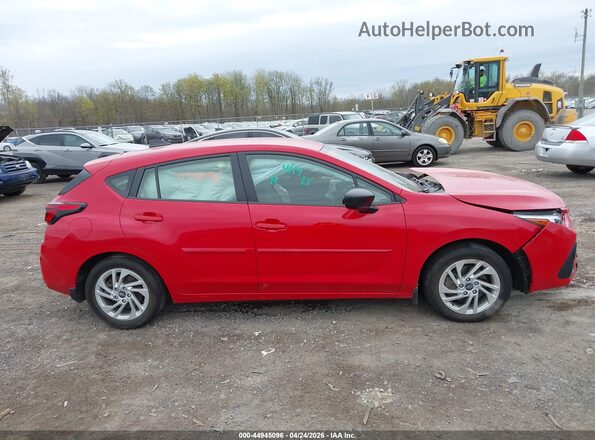 JF1GUABC8S8213403 2025 SUBARU IMPREZA Red Սալոնի հետևի տեսք