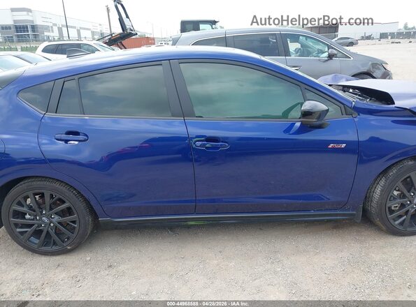 JF1GUHJC2R8301058 2024 SUBARU IMPREZA Blue უკანა სალონის ხედი