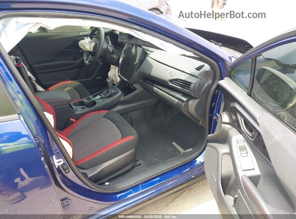 JF1GUHJC2R8301058 2024 SUBARU IMPREZA Blue წინა სალონის ხედი