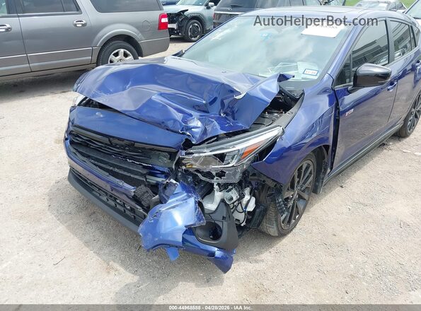 JF1GUHJC2R8301058 2024 SUBARU IMPREZA Blue წინა ხედი