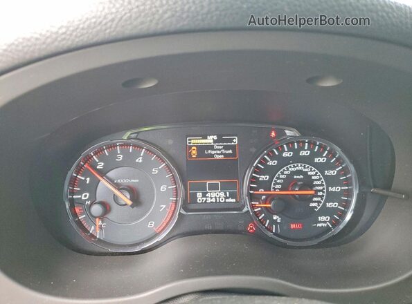 JF1VA1A6XM9812439 2021 SUBARU WRX Black Instrument cluster view