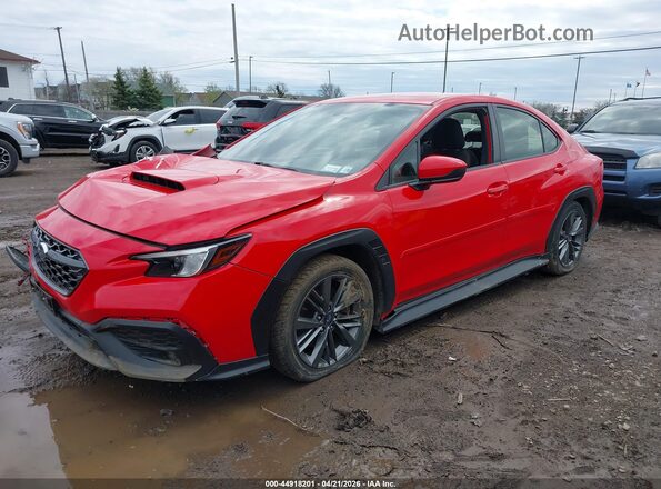 JF1VBAA63N9016324 2022 SUBARU WRX Red Przód lewy