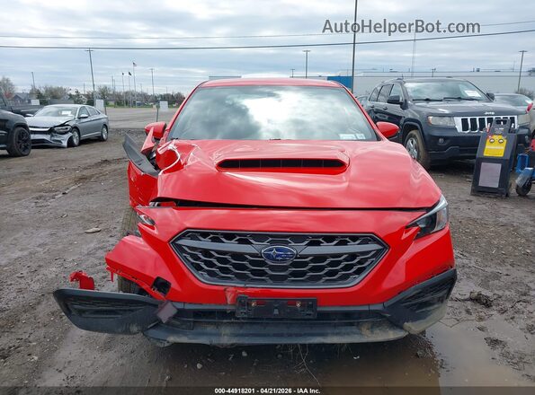JF1VBAA63N9016324 2022 SUBARU WRX Red Widok wnętrza z tyłu