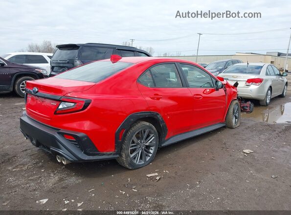 JF1VBAA63N9016324 2022 SUBARU WRX Red Tył prawy