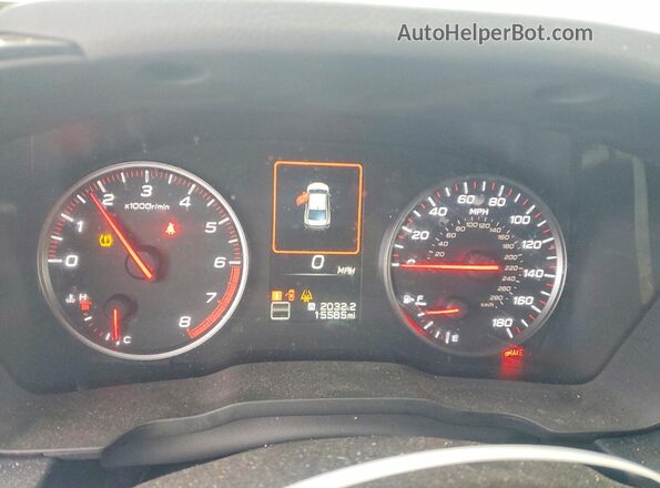 JF1VBAA69P9820887 2023 SUBARU WRX Silver Вид щитка приладів