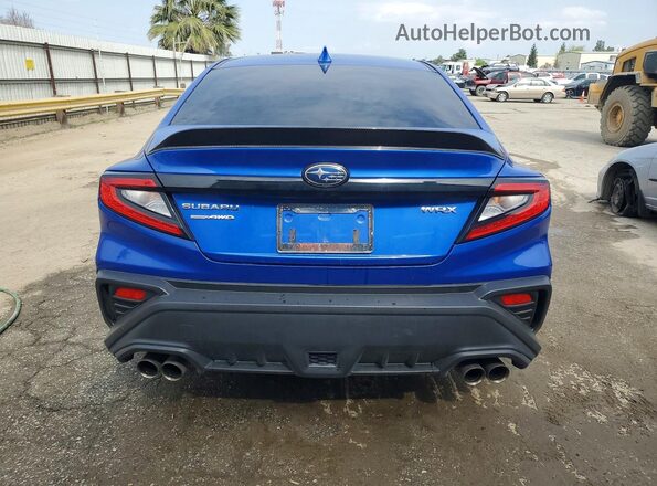 JF1VBAF63P9820022 2023 SUBARU WRX Blue უკანა ხედი