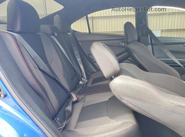 JF1VBAF63P9820022 2023 SUBARU WRX Blue უკანა სავარძლების ხედი