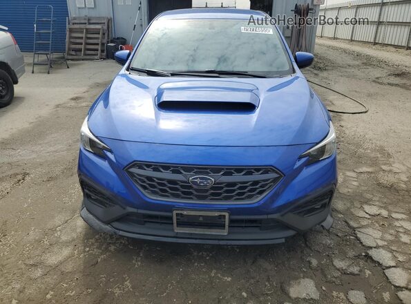 JF1VBAF63P9820022 2023 SUBARU WRX Blue VIN კოდის სტიკერის ხედი