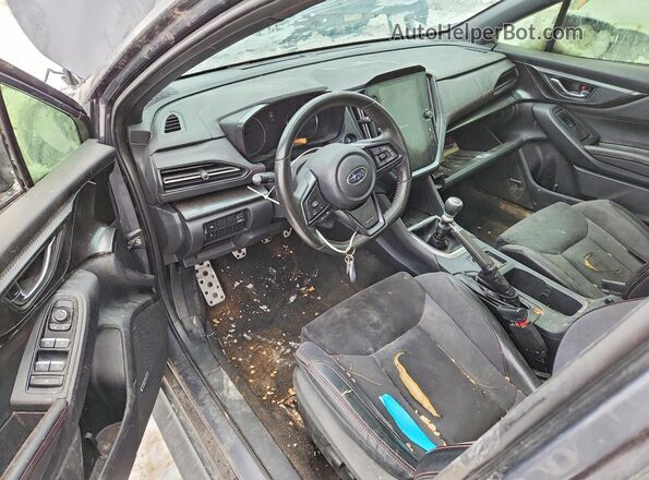 JF1VBAL61P9804096 2023 SUBARU WRX Charcoal Dashboard view