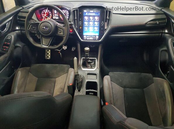 JF1VBAL63P9806254 2023 SUBARU WRX Blue Առջևի վահանակի տեսք