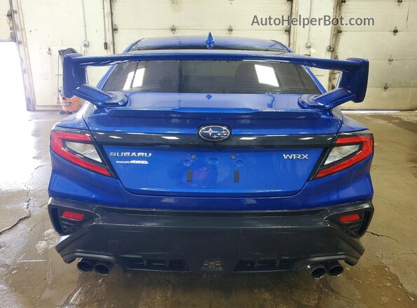 JF1VBAL63P9806254 2023 SUBARU WRX Blue Հետևի տեսք