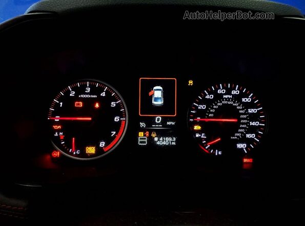 JF1VBAL63P9806254 2023 SUBARU WRX Blue Սարքավորումների վահանակի տեսք