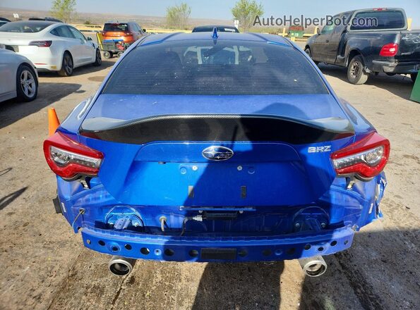 JF1ZCAC13L9701131 2020 SUBARU BRZ Blue უკანა ხედი