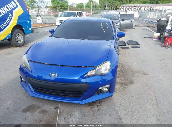 JF1ZCAC14G8602183 2016 SUBARU BRZ Blue Вид щитка приладів