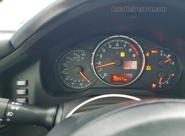 JF1ZCAC19G9600536 2016 SUBARU BRZ Blue Vista del cuadro de instrumentos