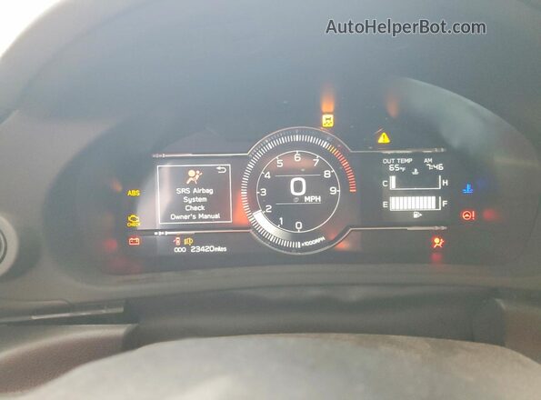 JF1ZDBB13P9706078 2023 SUBARU BRZ Blue Widok zestawu wskaźników