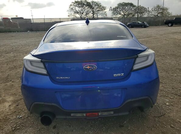 JF1ZDBB13P9706078 2023 SUBARU BRZ Blue Widok z tyłu