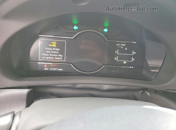 JF1ZDBE13P9703841 2023 SUBARU BRZ Blue Instrument cluster view