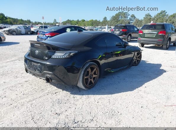 JF1ZNBE10P9754386 2023 TOYOTA GR86 Черный Задняя правая четверть