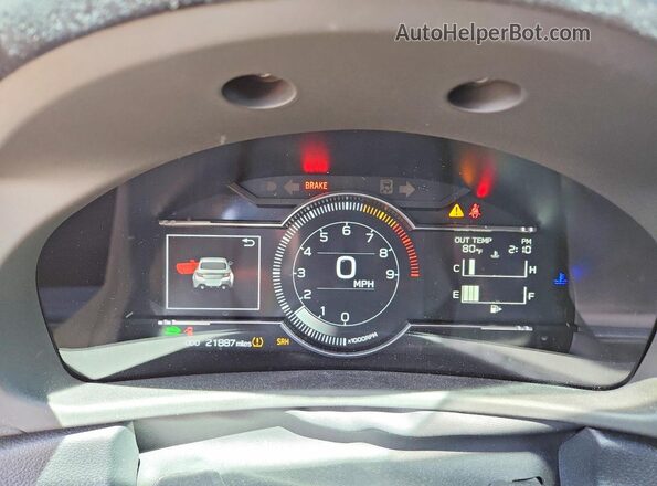 JF1ZNBE11N9755446 2022 TOYOTA GR Красный Вид щитка приборов