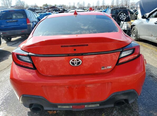 JF1ZNBE14P9752396 2023 TOYOTA GR Red Հետևի տեսք