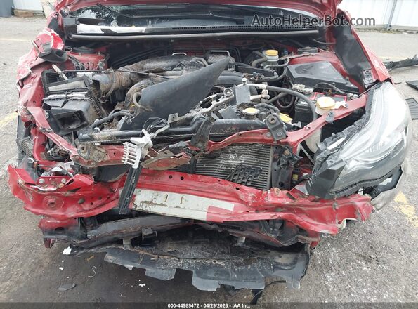 JF2GPABC2H8200626 2017 SUBARU CROSSTREK Red Widok z przodu