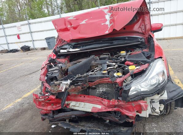 JF2GPABC2H8200626 2017 SUBARU CROSSTREK Red Widok zestawu wskaźników