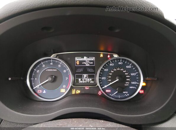JF2GPADC2HH253064 2017 SUBARU CROSSTREK Black Вид задніх сидінь
