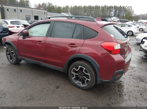 JF2GPADC4G8201532 2016 SUBARU CROSSTREK Red უკანა მარცხენა