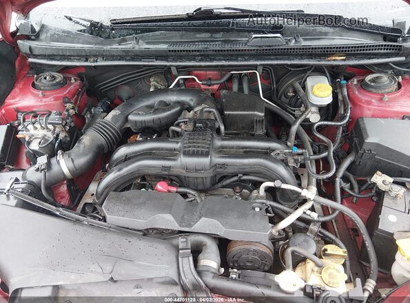 JF2GPADC4G8201532 2016 SUBARU CROSSTREK Red უკანა ხედი
