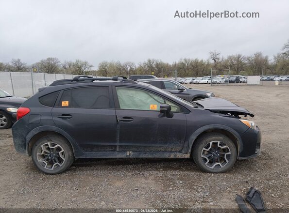 JF2GPALC2GH242386 2016 SUBARU CROSSTREK Black უკანა სალონის ხედი