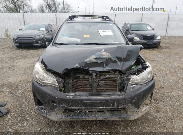 JF2GPALC2GH242386 2016 SUBARU CROSSTREK Black ხელსაწყოთა პანელის ხედი