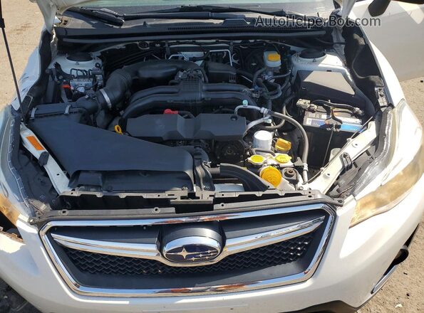 JF2GPANC1G8256759 2016 SUBARU CROSSTREK White Vista del compartimento del motor