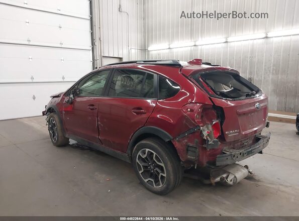 JF2GPANC1GH274937 2016 SUBARU CROSSTREK Red Rear left